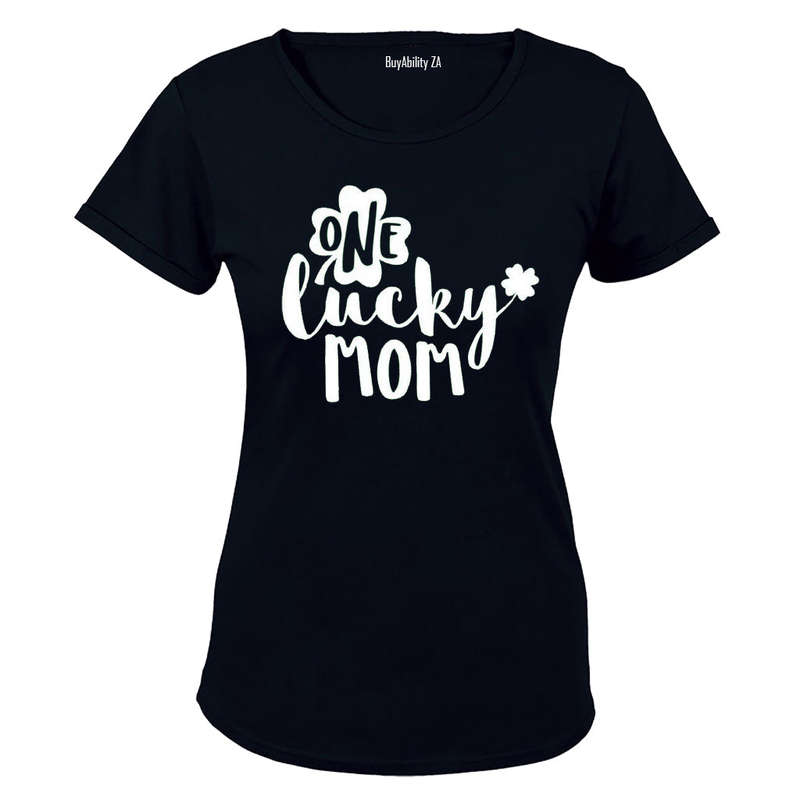 One Lucky Mom - St Patrick's Day - Ladies - T-Shirt