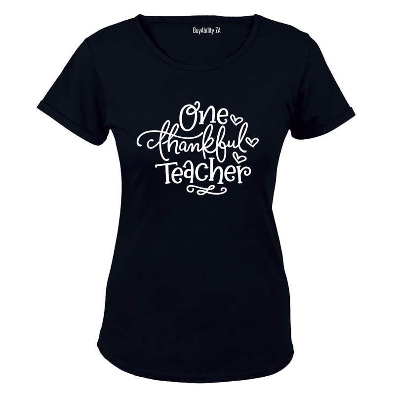 One Thankful Teacher - Ladies - T-Shirt