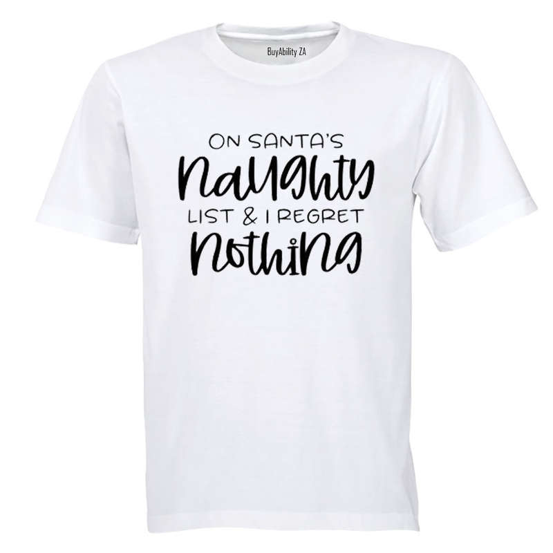 On Santa's Naughty List - Christmas - Kids T-Shirt