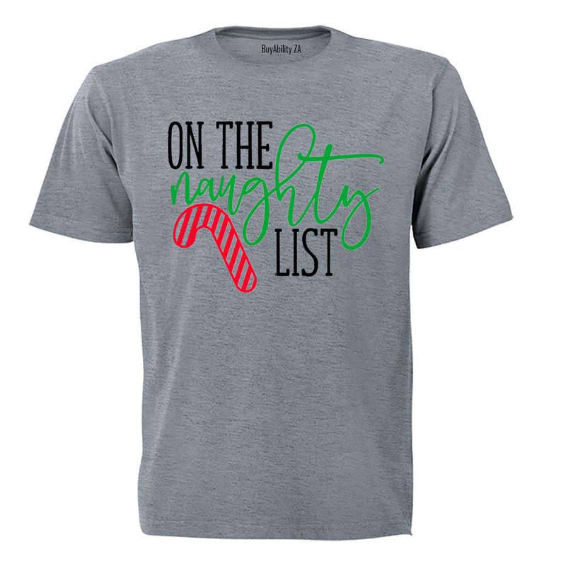On the Naughty List - Christmas - Kids T-Shirt