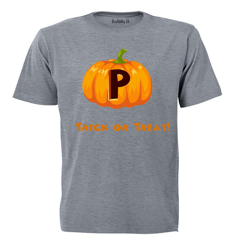 P - Halloween Pumpkin - Kids T-Shirt