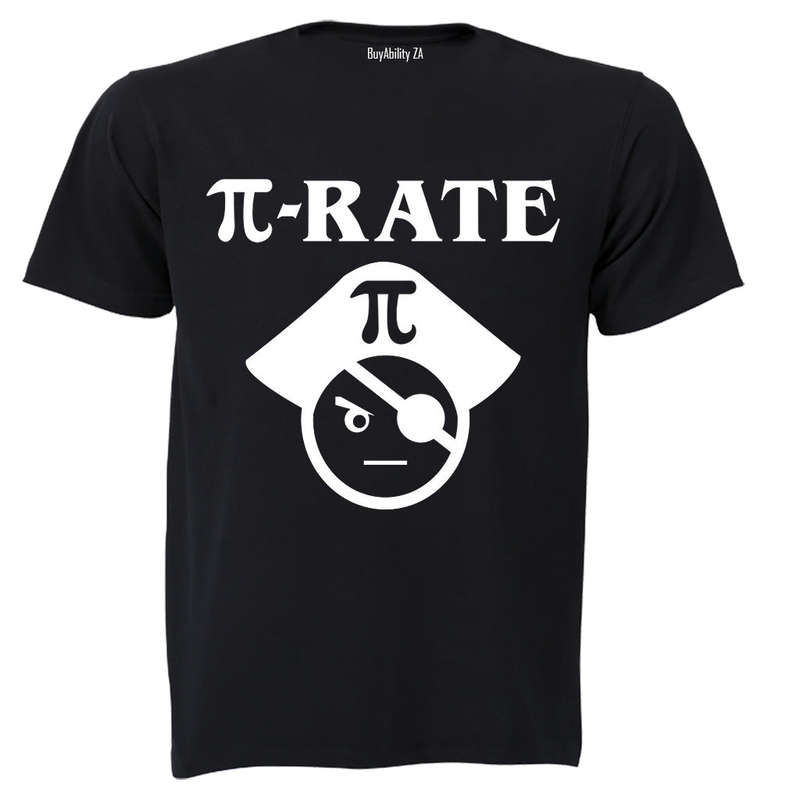 PIE- Rate, Pirate - Adults - T-Shirt