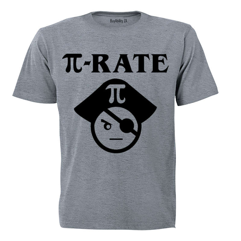 PIE- Rate, Pirate - Adults - T-Shirt