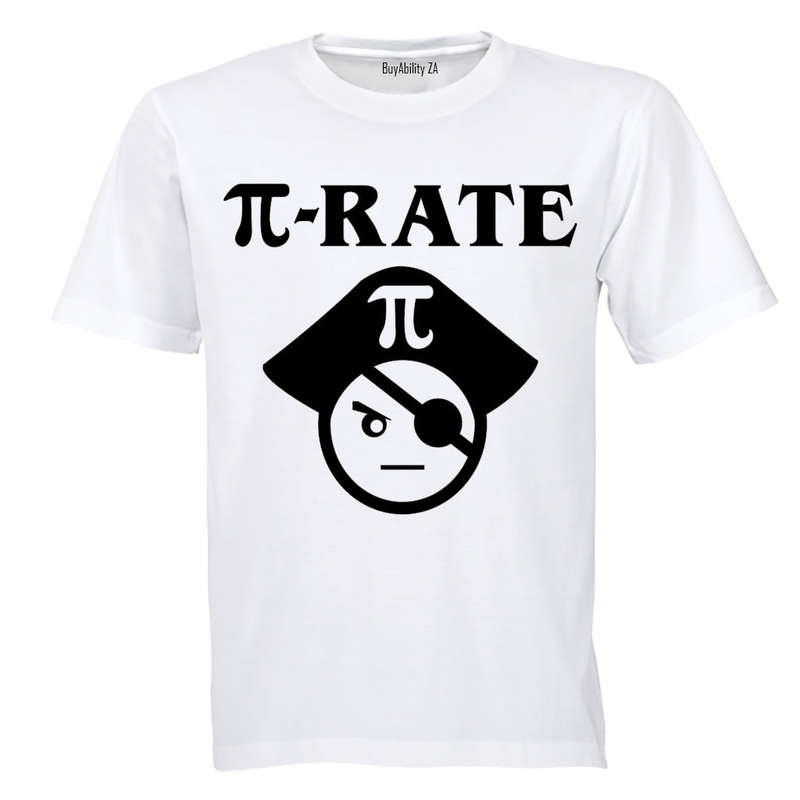 PIE- Rate, Pirate - Adults - T-Shirt