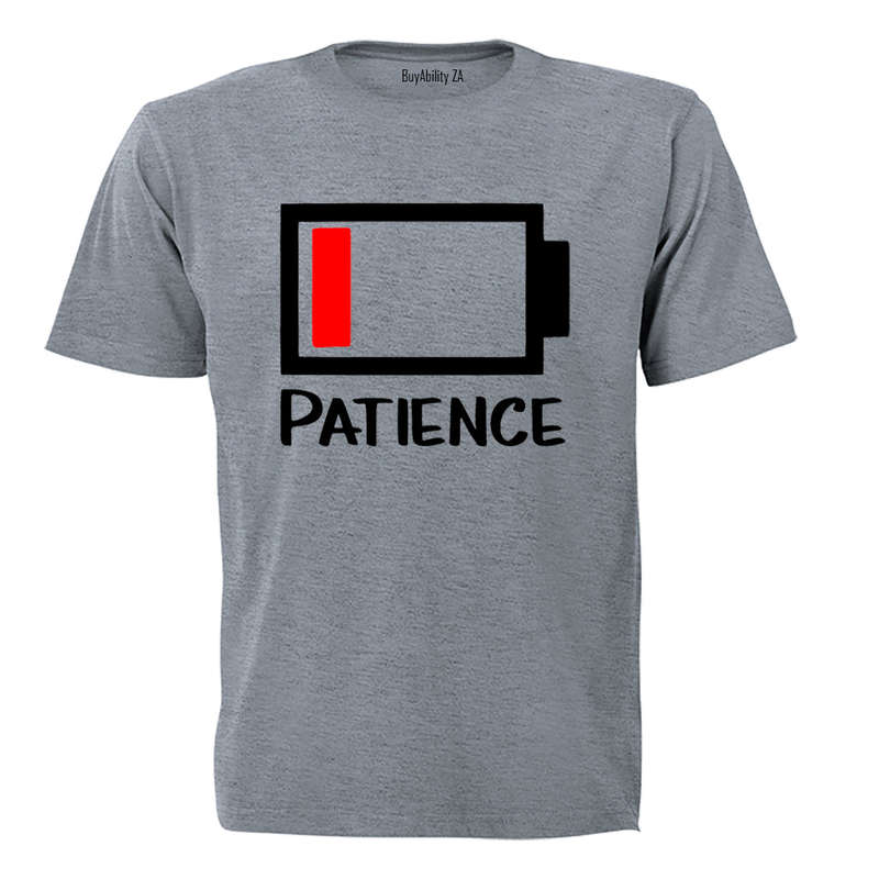 Patience - Battery Levels - Adults - T-Shirt