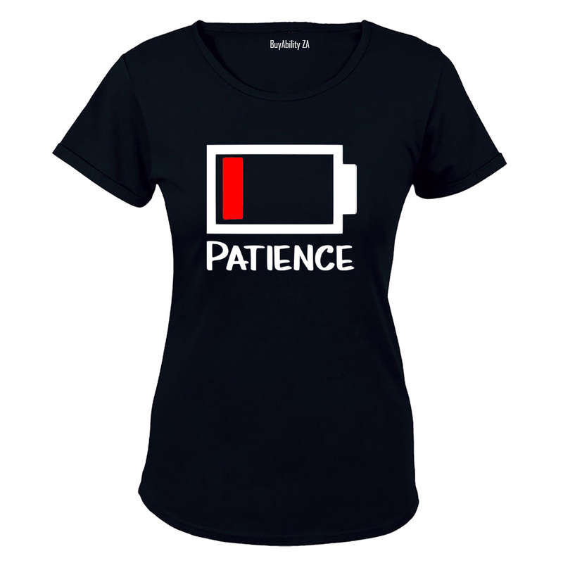 Patience - Battery Levels - Ladies - T-Shirt