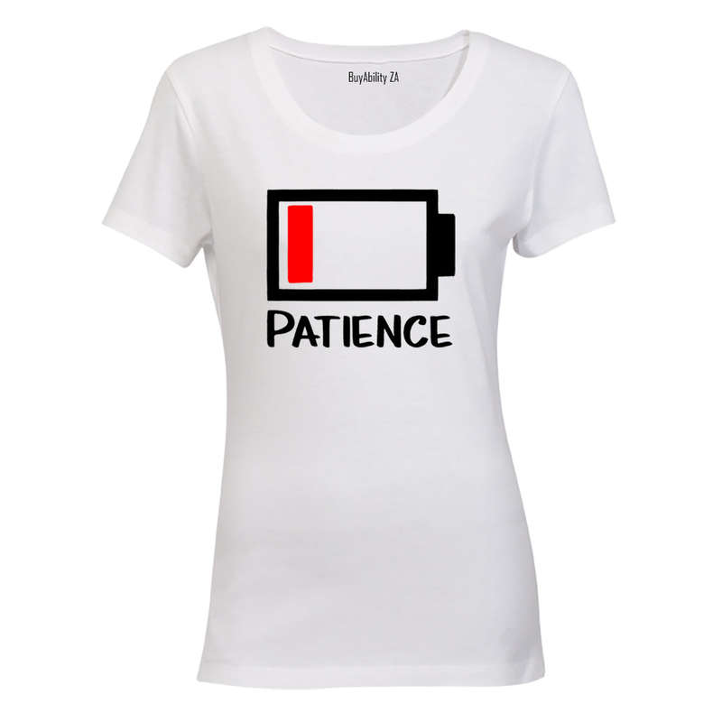 Patience - Battery Levels - Ladies - T-Shirt