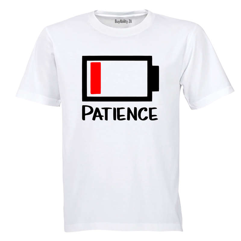 Patience - Battery Levels - Adults - T-Shirt