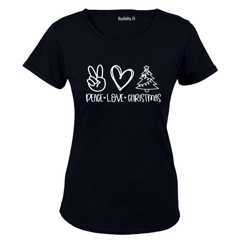Peace. Love. Christmas - Ladies - T-Shirt