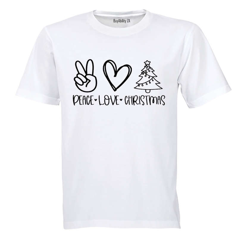 Peace. Love. Christmas - Adults - T-Shirt