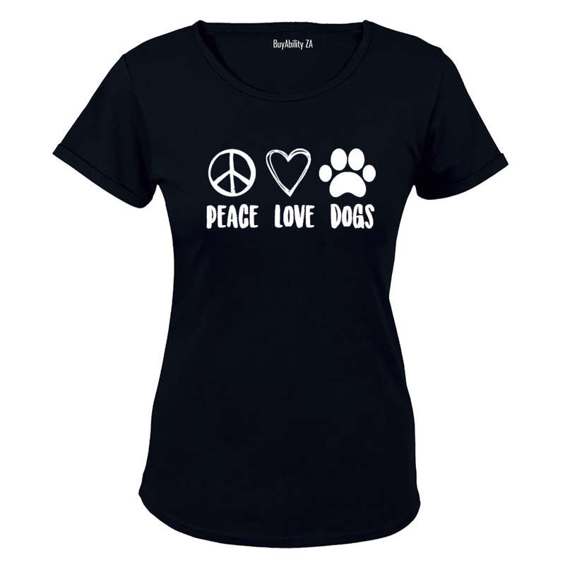 Peace. Love. Dogs - Ladies - T-Shirt