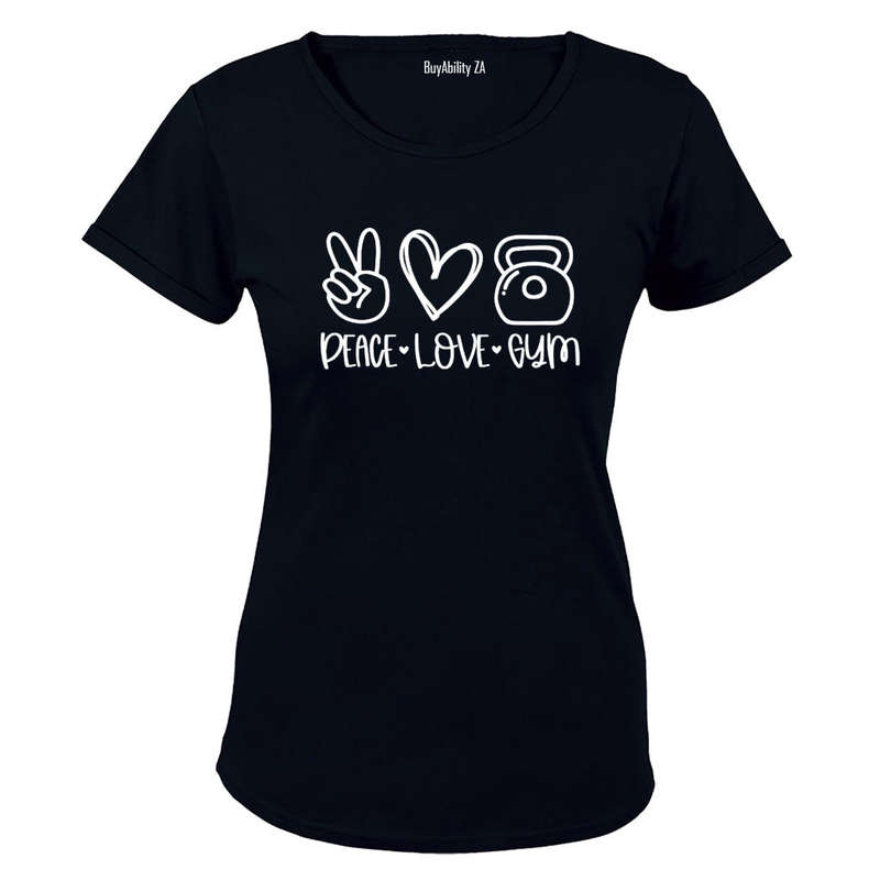 Peace. Love. Gym - Ladies - T-Shirt