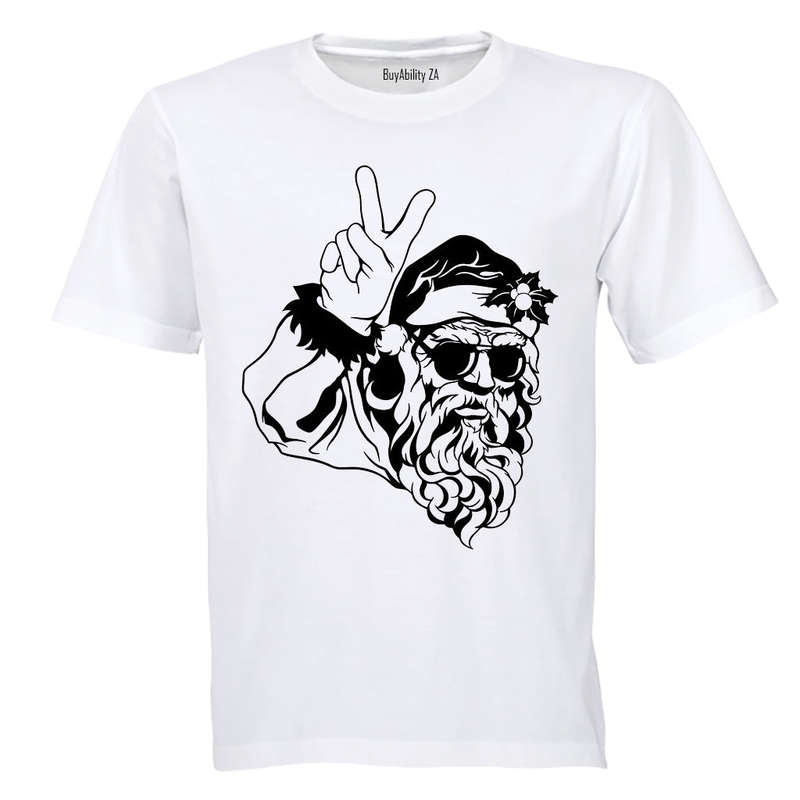 Peace Out Santa - Christmas - Adults - T-Shirt