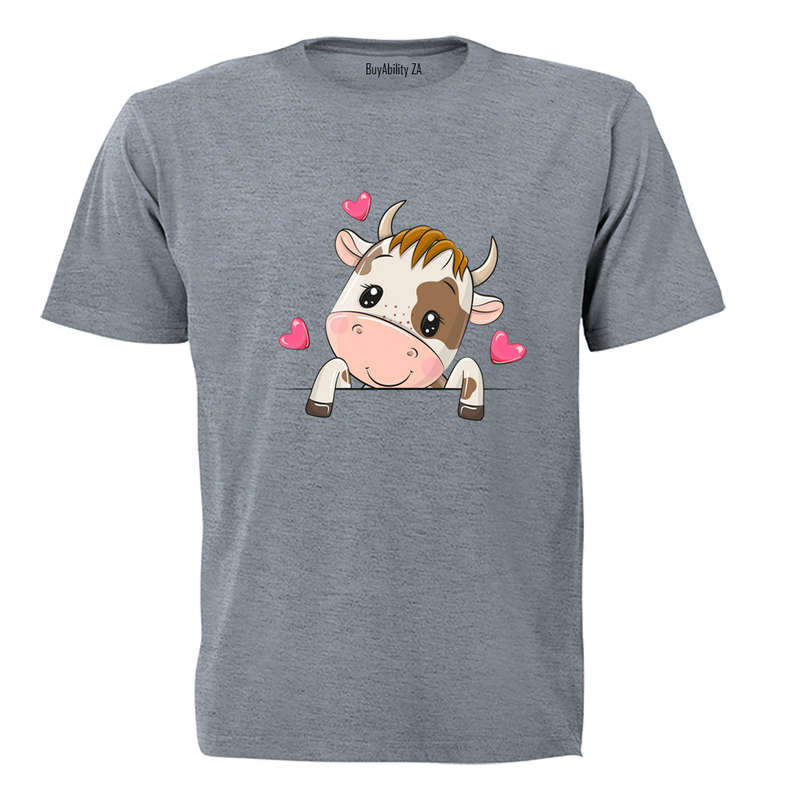 Peeking Cow - Kids T-Shirt