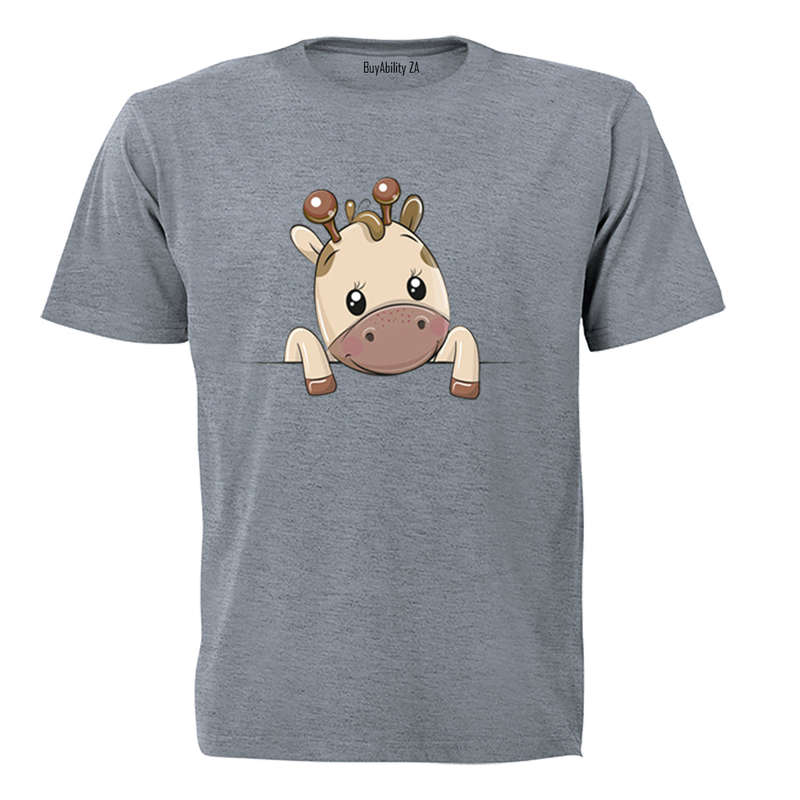 Peeking Giraffe - Kids T-Shirt