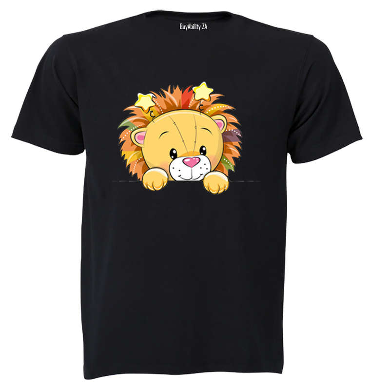 Peeking Lion - Kids T-Shirt