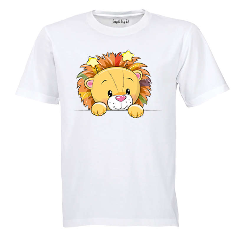 Peeking Lion - Kids T-Shirt