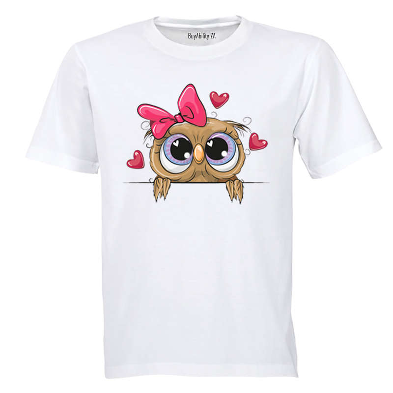Peeking Owl - Kids T-Shirt