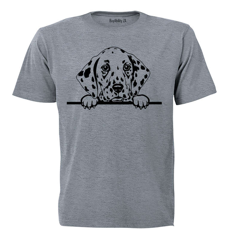 Peeking Dalmatian - Kids T-Shirt