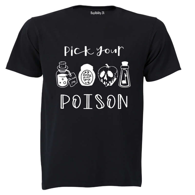 Pick Your Poison - Halloween - Adults - T-Shirt