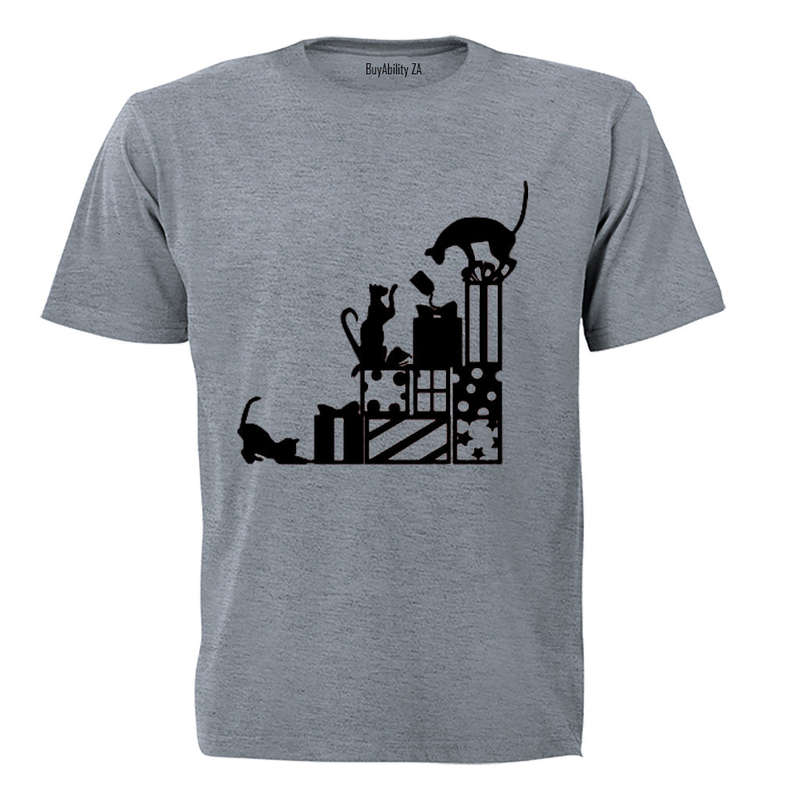 Playful Christmas Cats - Adults - T-Shirt