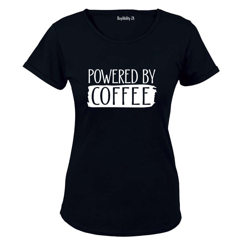 Powered By COFFEE - Ladies - T-Shirt