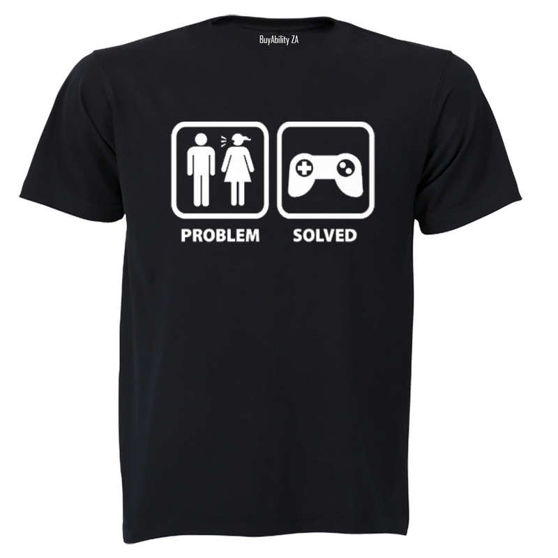 Problem Solved - Gamers! - Adults - T-Shirt
