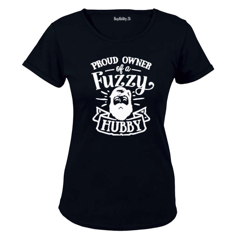 Proud Owner of a Fuzzy Husband! - Ladies - T-Shirt