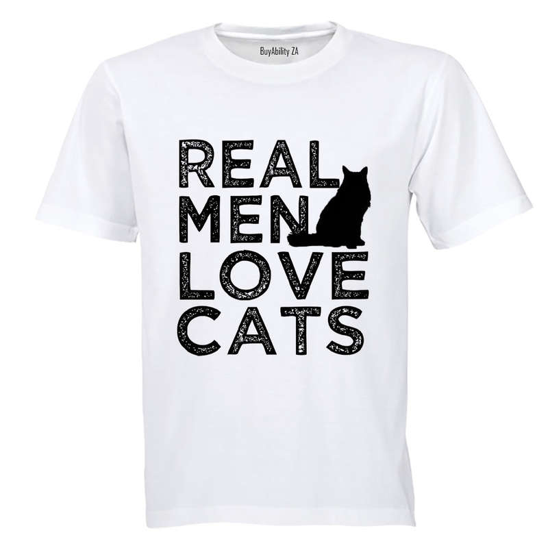 Real Men Love Cats - Adults - T-Shirt