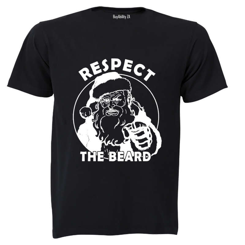 Respect The Beard - Christmas - Adults - T-Shirt