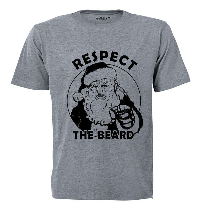 Respect The Beard - Christmas - Adults - T-Shirt