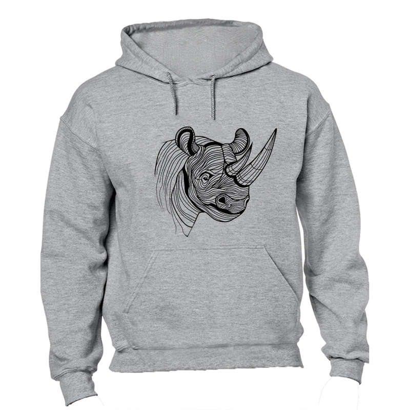 Rhino Illustration - Hoodie