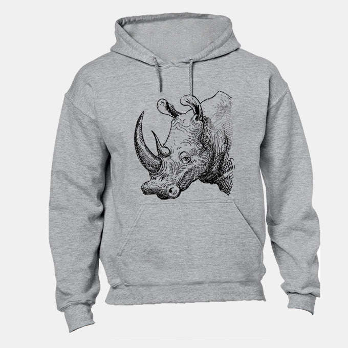 Rhino Sketch - Hoodie