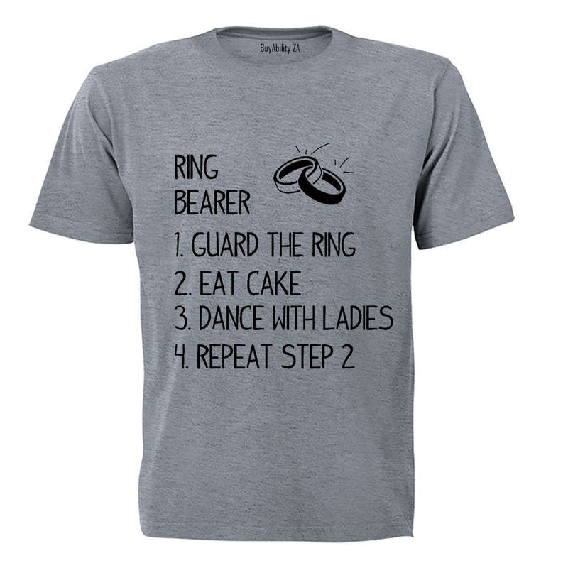 Ring Bearer List - Wedding - Adults - T-Shirt