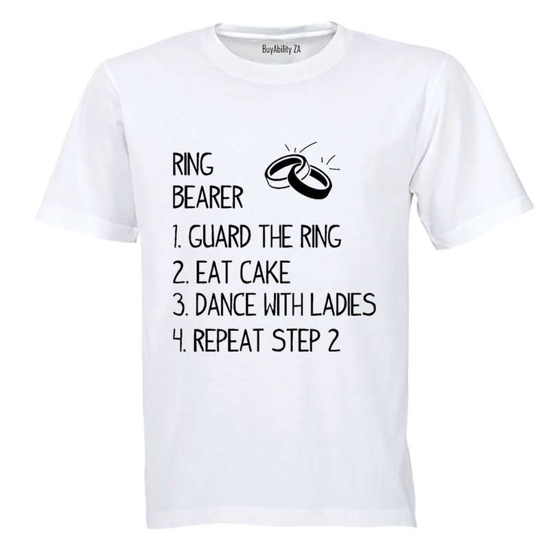 Ring Bearer List - Wedding - Kids T-Shirt