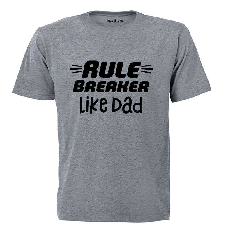 Rule Breaker - Like Dad - Kids T-Shirt
