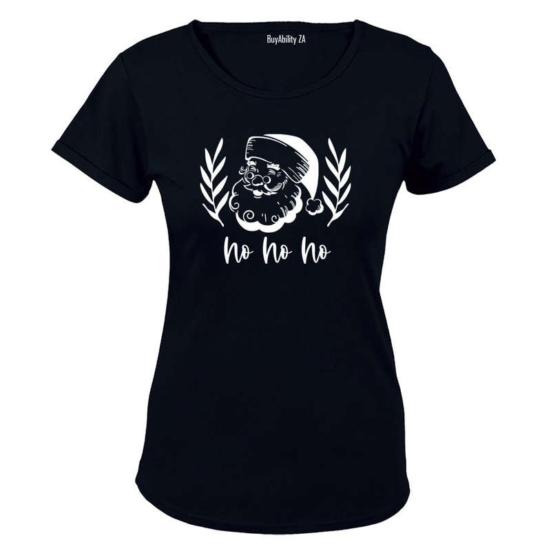 Santa - Ho Ho Ho - Christmas - Ladies - T-Shirt