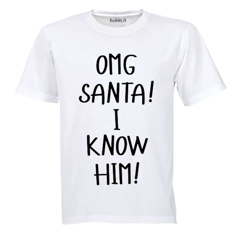 Santa - I Know Him - Christmas - Kids T-Shirt