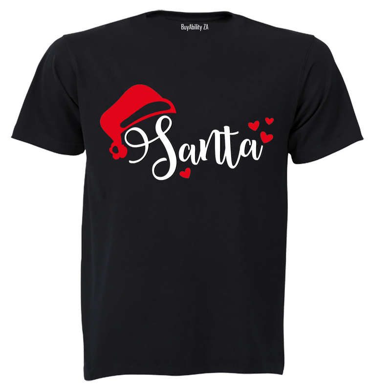 Santa Hearts - Christmas - Kids T-Shirt
