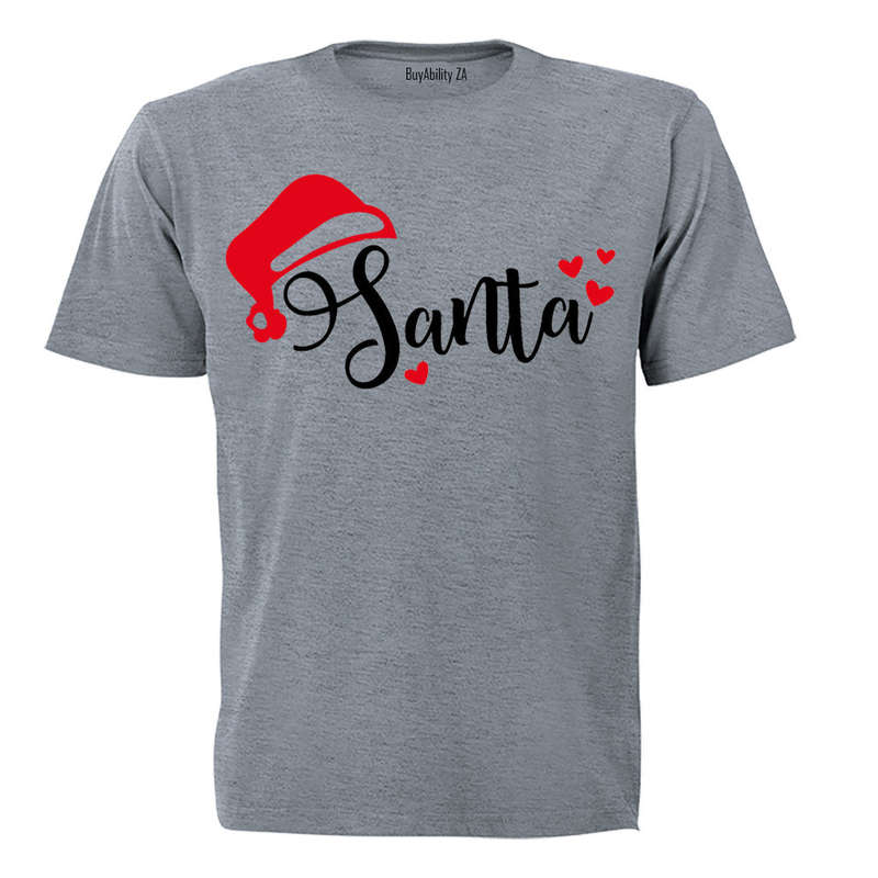 Santa Hearts - Christmas - Kids T-Shirt
