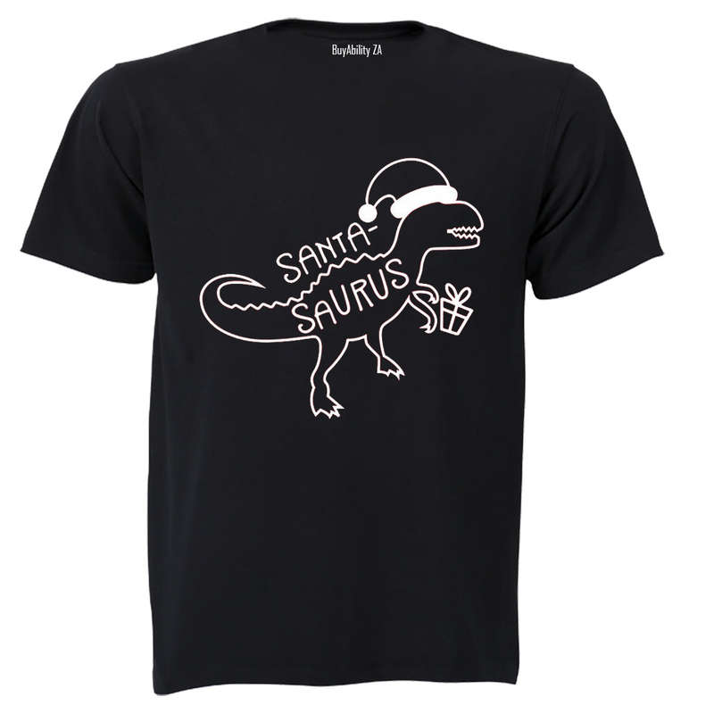 Santa-saurus Dino - Christmas - Adults - T-Shirt