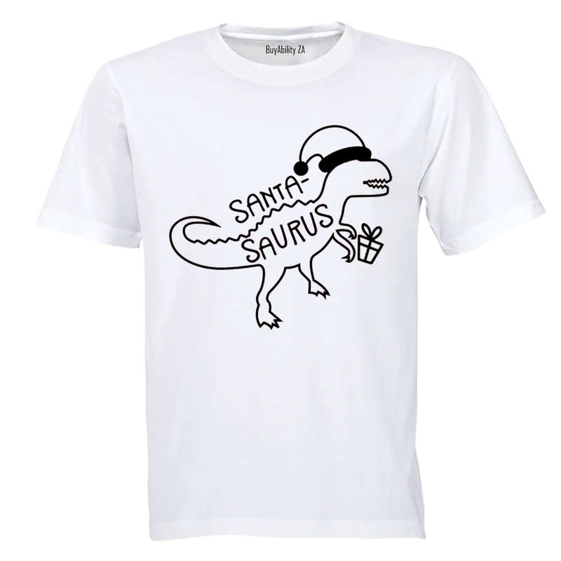Santa-saurus Dino - Christmas - Adults - T-Shirt