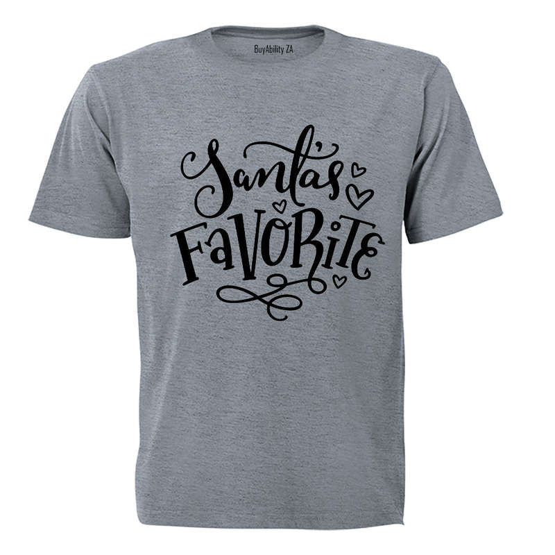 Santa's Favorite - Christmas Hearts - Kids T-Shirt