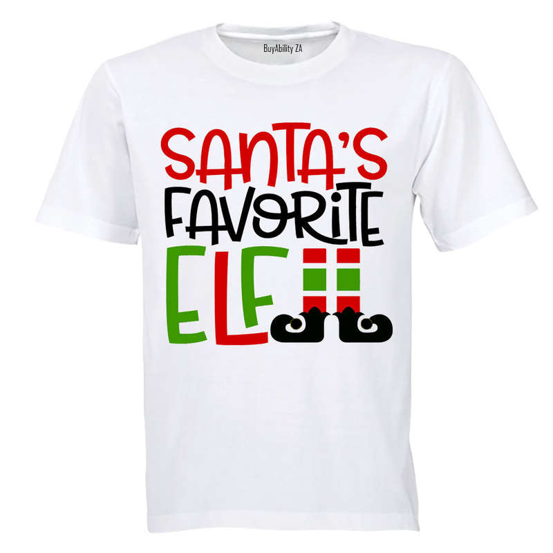 Santa's Favorite Elf - Christmas - Kids T-Shirt