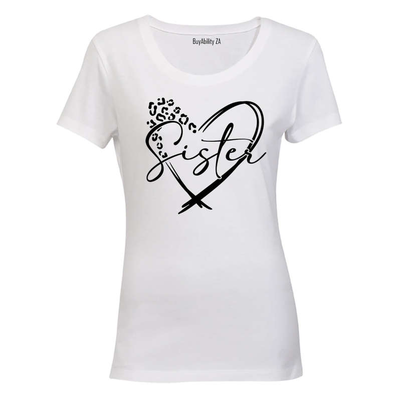 Sister - Heart - Ladies - T-Shirt