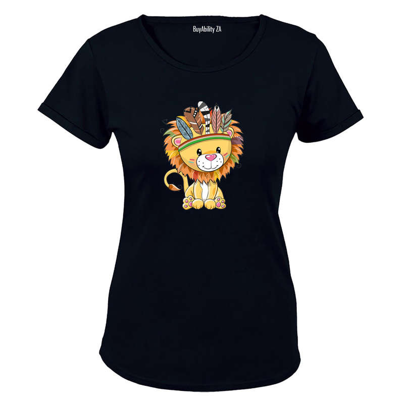 Sitting Lion - Ladies - T-Shirt