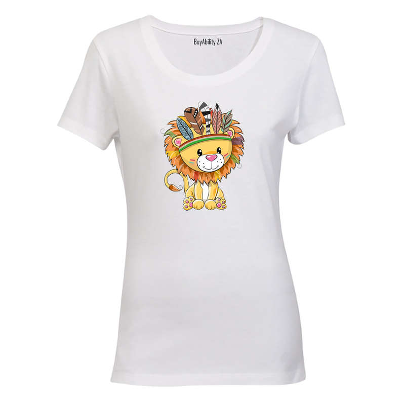 Sitting Lion - Ladies - T-Shirt