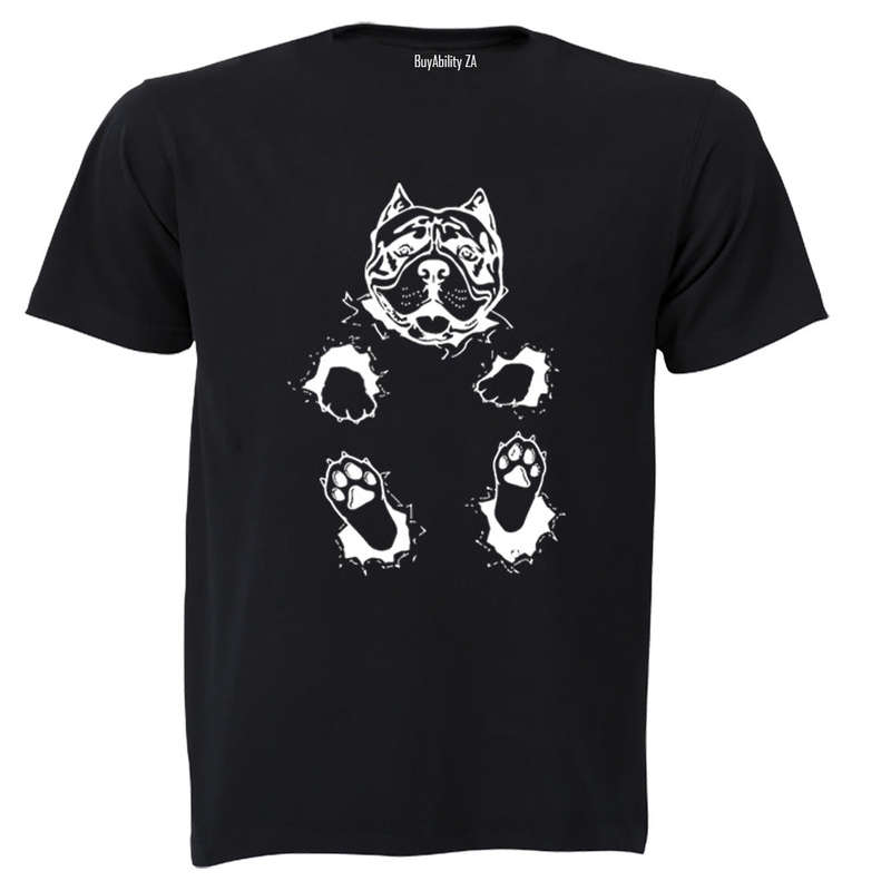 Sitting Pitbull - Adults - T-Shirt