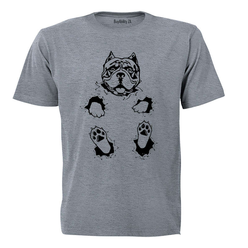 Sitting Pitbull - Adults - T-Shirt