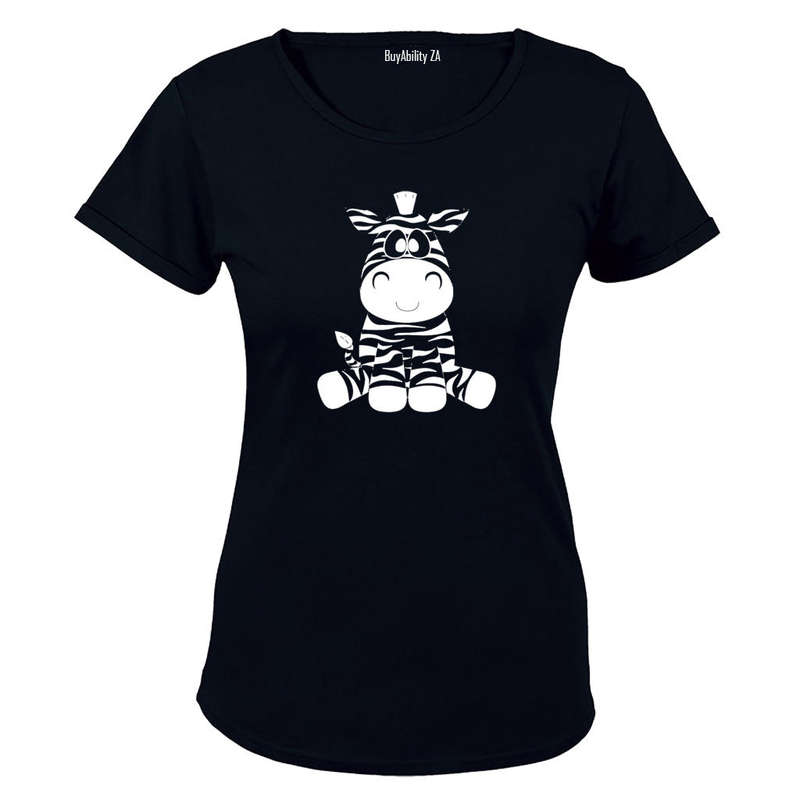 Sitting Zebra - Ladies - T-Shirt